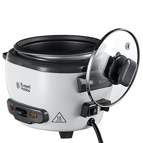 Russell Hobbs 27030 Medium Rice Cooker, Metal, 300 W, 1.2 kilograms, White
