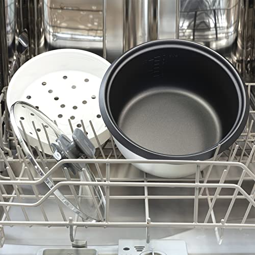 Russell Hobbs 27030 Medium Rice Cooker, Metal, 300 W, 1.2 kilograms, White