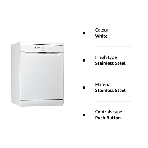 13 Place Settings Freestanding Dishwasher - White