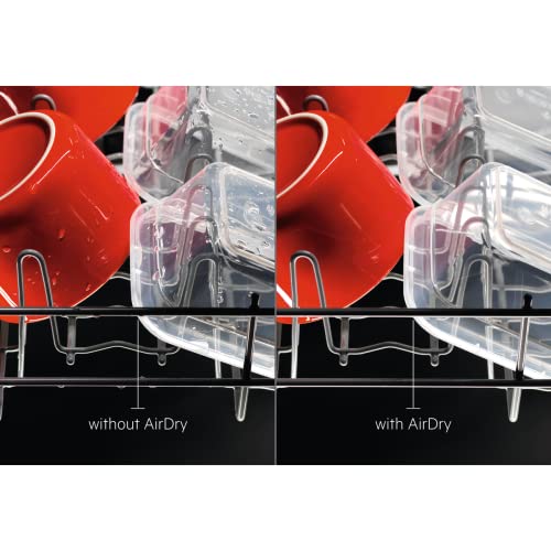 AEG FSB42607Z Built-In Fully Integrated Full Size Dishwasher with AirDry Technology, 13 Place Settings, 60cm, White, E Rated Energy