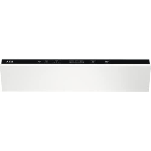 AEG FSB42607Z Built-In Fully Integrated Full Size Dishwasher with AirDry Technology, 13 Place Settings, 60cm, White, E Rated Energy