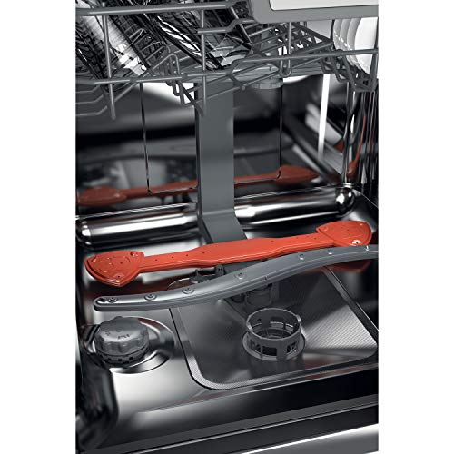 Hotpoint HFC 3C26 WC X UK Freestanding Standard Dishwasher, 14 Place Settings, 7 Programs, Stainless Steel