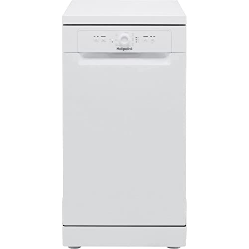 Hotpoint Freestanding HSFE1B19UKN Slim 45cm Dishwasher - White