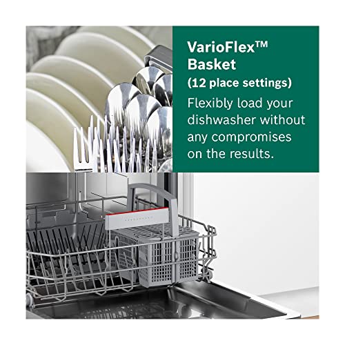 Bosch SMV2ITX18G Serie 2 Fully Integrated Dishwasher with 12 place settings, Home Connect, ExtraDry, InfoLight and DosageAssist, 60cm