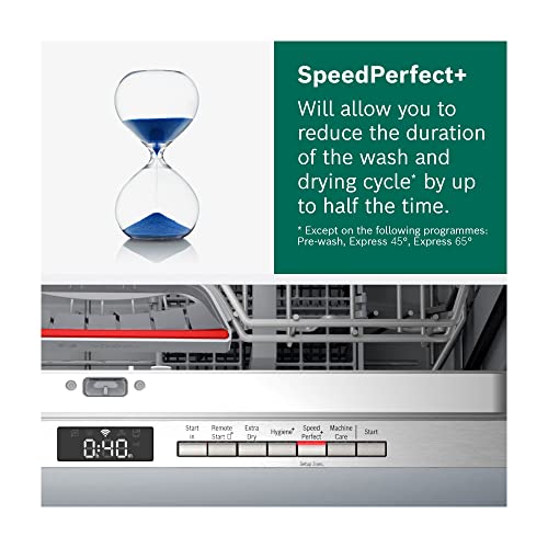 Bosch SMV2ITX18G Serie 2 Fully Integrated Dishwasher with 12 place settings, Home Connect, ExtraDry, InfoLight and DosageAssist, 60cm