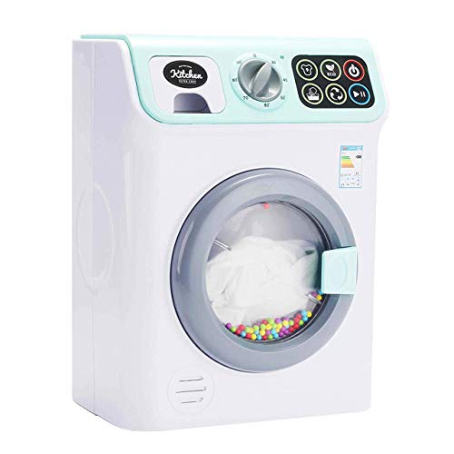 infunbebe Kids Toy Play Kitchen Super Chef My First Washing Machine With Light & Sounds