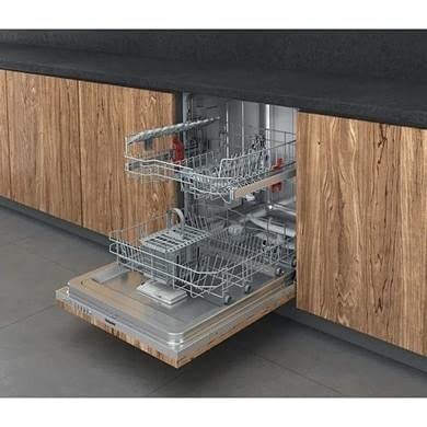 Hotpoint Integrated HIE2B19 60cm Dishwasher - Silver