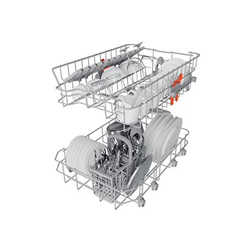 Hotpoint Freestanding HSFE1B19UKN Slim 45cm Dishwasher - White