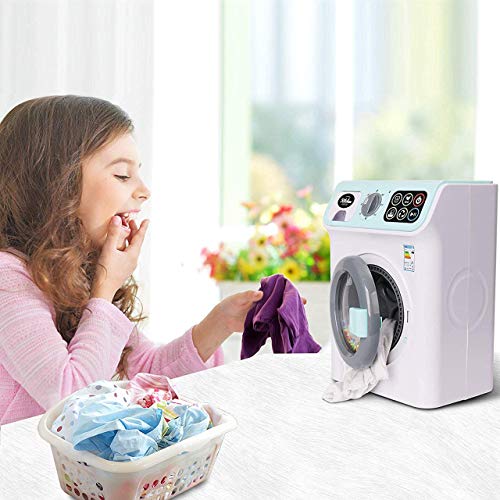 infunbebe Kids Toy Play Kitchen Super Chef My First Washing Machine With Light & Sounds