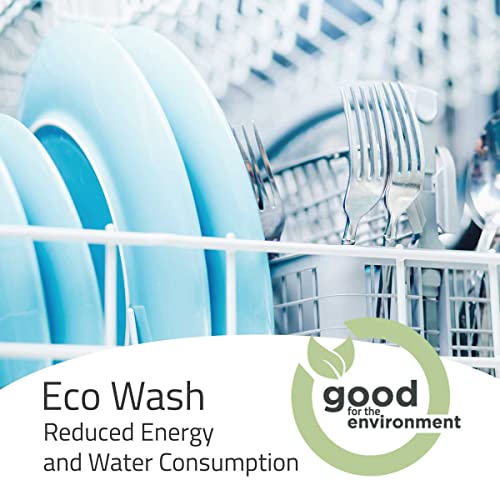 Cookology CTTD8 Compact Mini Portable Counter Top, Tabletop Dishwasher Small, 8 place settings and 8 Wash Cycles with ECO Friendly Mode - In Silver