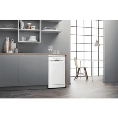 Hotpoint Freestanding HSFE1B19UKN Slim 45cm Dishwasher - White