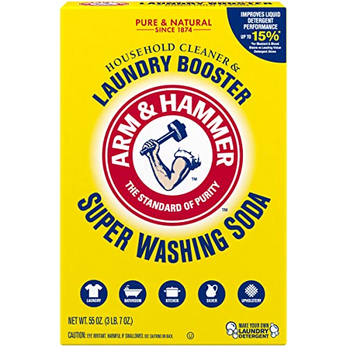 Church & Dwight Co 03020 Arm & Hammer Super Washing Soda 55 oz. by Arm & Hammer