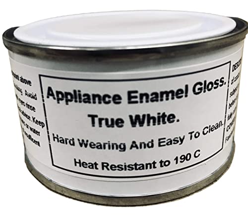 1 x 150ml True White Gloss Fridge, Cooker and Appliance Enamel Paint. Heat Resistant