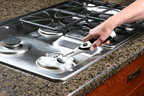 SonicScrubber Household Combi Pack - High Power Motor - Includes 4 Brush Heads - Ideal for All Rooms and Surfaces - Dishwasher Safe - AA Batteries Included