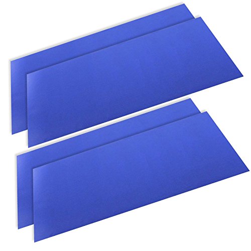 SPARES2GO Defrost Fridge Freezer Mat Durable Anti-Frost Liner (50cm x 25cm, Pack of 4)