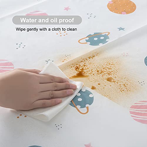 Fridge Dustproof Cover TAIZER 3pieces Washing Machine Dustproof Waterproof Washing Machine Dust Proof Top Cover Multifunctional Microwave Dust Cover with Side Storage Pockets Cover 55x130cm