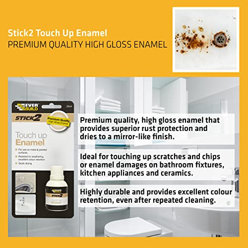Everbuild Stick 2 Touch Up Enamel, 25 ml