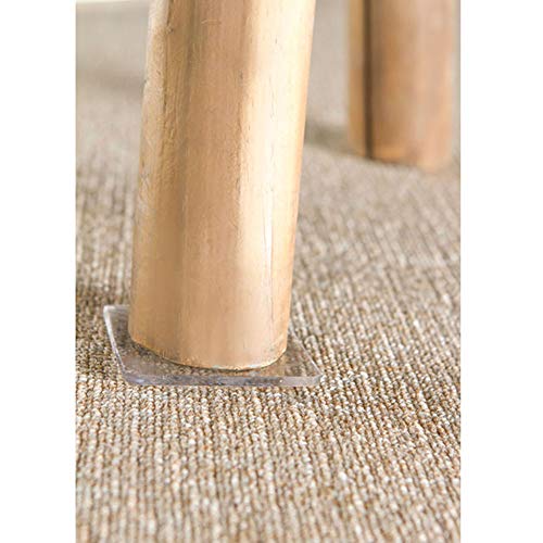 QOONESTL Universal Anti Vibration Feet Pads, Silicone Non-slip Mat for all makes of Washing Machine,Pack of 4 (Trasparent)