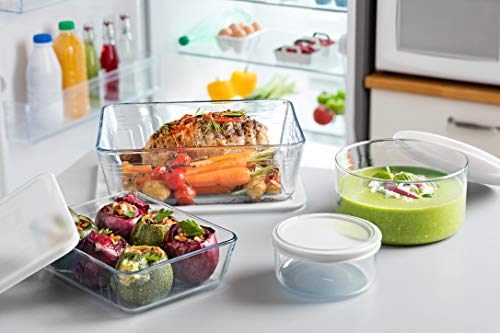 Pyrex Rectangular Dish with Plastic Lid 1.5L
