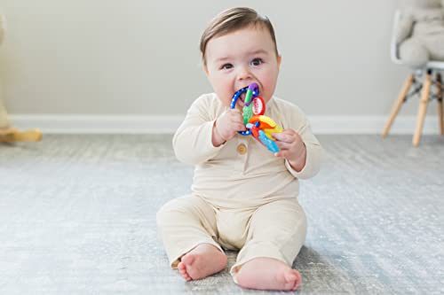 Nuby IcyBite™ Keys – Soothing Teether | Multiple Teething Surfaces | Refrigerator Safe | Suitable from 3 Months Plus