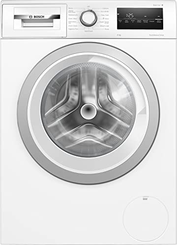 Bosch Home & Kitchen Appliances WGG04409GB Washing Machine with 9kg Capacity, SpeedPerfect, Hygiene Plus, ActiveWater Plus, EcoSilence Drive, White, Freestanding