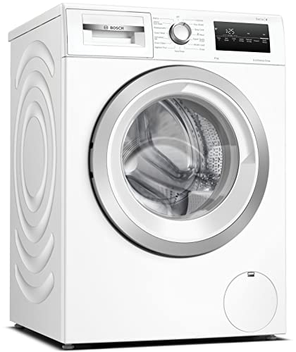 Bosch Home & Kitchen Appliances WGG04409GB Washing Machine with 9kg Capacity, SpeedPerfect, Hygiene Plus, ActiveWater Plus, EcoSilence Drive, White, Freestanding