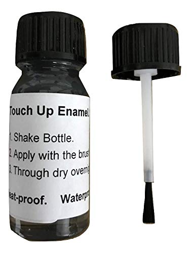 1 x 10ml Satin Anthracite Grey - RAL 7016 Heat Resistant Touch Up Paint. Repair Scratches on Door, Furniture, Cooker, Freezer, Refrigerator, Fridge, Washing Machine, Microwave, Tumble Drier etc.