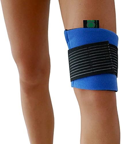 2 x Ice Pack for Sports Injuries Knee Pain Relief Gel Pack Hot & Cold Gel Ice & Heat Compression Pack Reusable Heat Pads with Wrap and Pouch Included