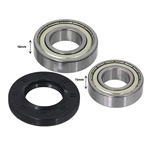 SPARES2GO Drum Bearing & Oil Seal Kit for LG Washing Machines (6205ZZ & 6206ZZ)