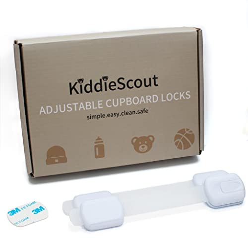 Child Safety Cupboard Locks (Pack of 8) Cabinet Lock for Baby Proofing – Easy to Install & Adjustable Straps for Drawers, Fridge, Toilet, Door Locks, No Tools Needed–Perfect for Baby and Child Safety