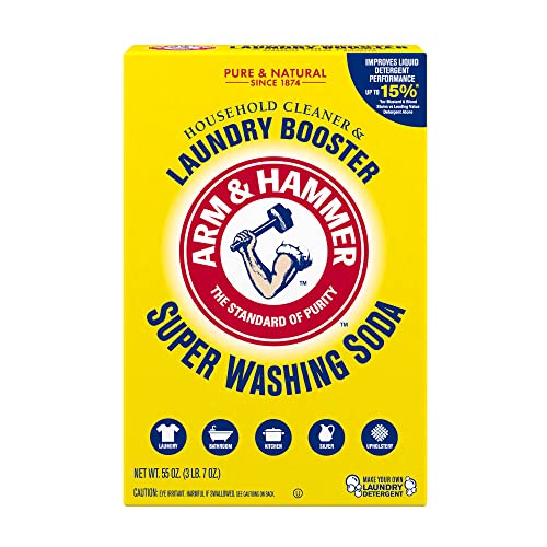 Church & Dwight Co 03020 Arm & Hammer Super Washing Soda 55 oz. by Arm & Hammer