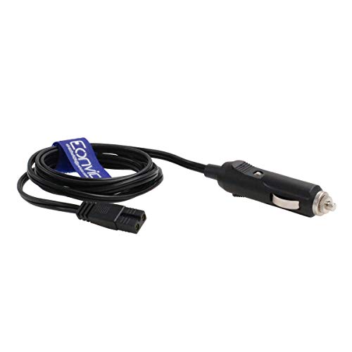 Eonvic 12V DC 2 Pin Lead Cable Plug Wire for Car Cooler Cool Box Mini Fridge (1.5M)