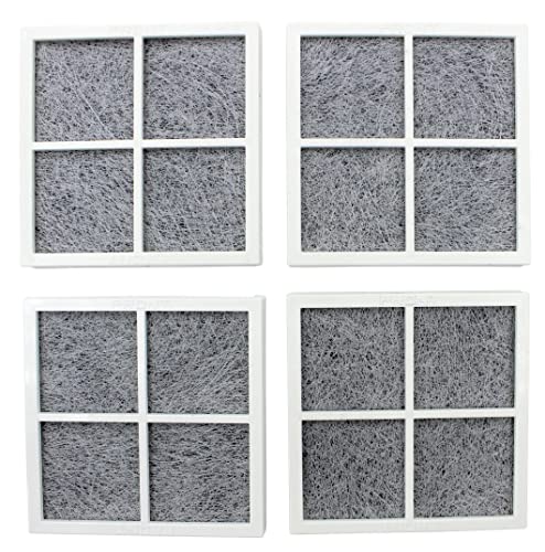 KENSHIRE 4 Pack Fridge LT120F air Filter Compatible with LG LT120F Filter Replacement Part Kenmore Elite 469918 Freeze Fresh Flow Refrigerator