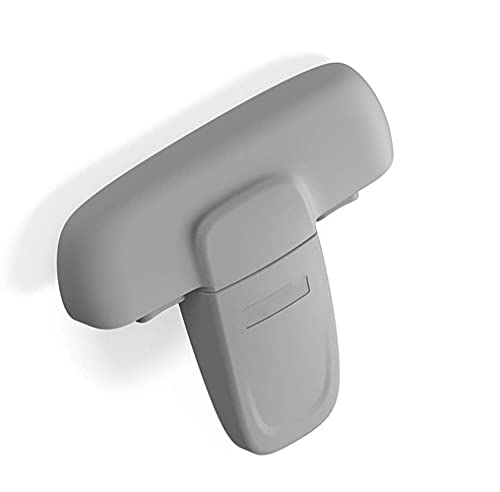 KOMUNJ Single Door Fridge Mini Refrigerator Out Door Freeze Door Childproof Lock Easy to Install and Use, no Tools Need or Drill (Grey)