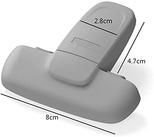 KOMUNJ Single Door Fridge Mini Refrigerator Out Door Freeze Door Childproof Lock Easy to Install and Use, no Tools Need or Drill (Grey)