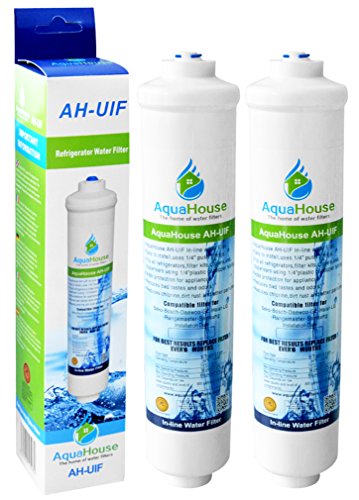 2X AquaHouse AH-UIF External Fridge Water Filter fits Samsung DA29-10105J & LG 5231JA2010B Fridge Freezers (Replaces External Filters only)
