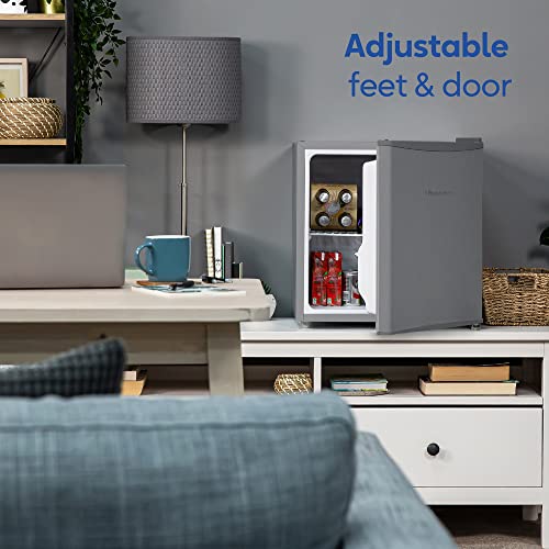 Russell Hobbs RHTTLF1SS Stainless Steel Effect 43 Litre Table Top Fridge Silver