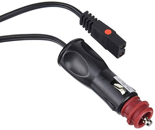 DOMETIC replacement cable for thermoelectric cooler for connection to the 12 volt socket, (length 280 cm), black