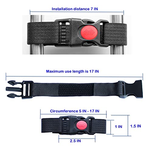 Yulaiyoen Child Baby Safety Cupboard Door Locks Adjustable Child Locks for Kitchen Cupboards 2 Pack Fridge Lock for Freeze Door Cupboard Knobs Handles,No Tools Needed