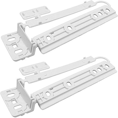 Utiz Door Slider Kit 4 Pack Fridge Freezer Door Plastic Mounting Slide Bracket Fixing Kit Replacement for Hotpoint Zanussi Fridge Freezers