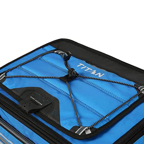 Titan 1330878 Portable Fridge Capacity 40 Cans + Ice, 5 Layers Of Insulation, Up To 2 Days Of Ice Preservation Blue