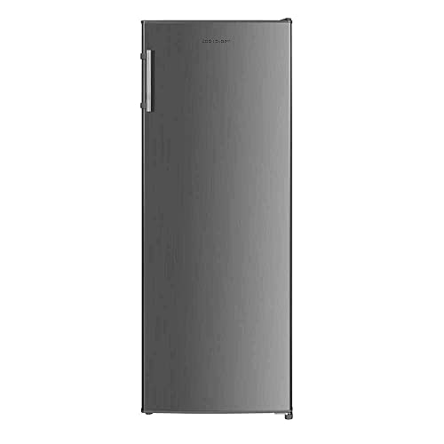 Cookology CTFZ163IX 163L Tall Freestanding Upright Freezer, 143cm High, 55cm Wide in Inox