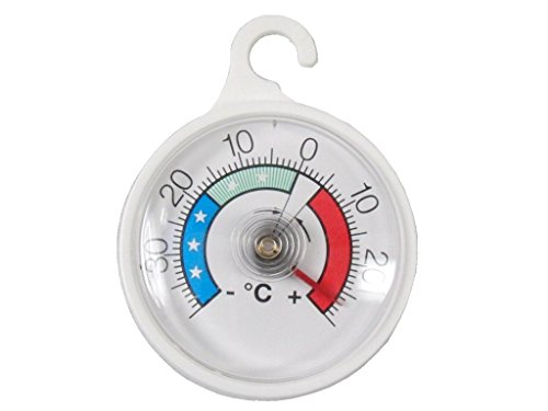 Fridge Or Freezer Thermometer 52 mm Dial, Colour Coded Zones. Ideal For Home, Restaurants, Bars, Cafes
