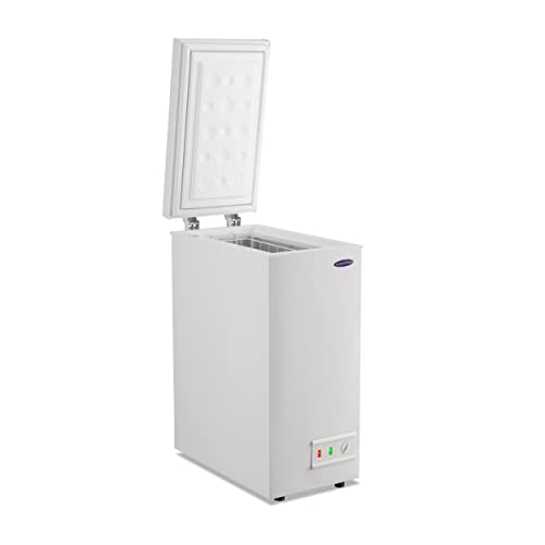 IceKing CF61WE | 51L Freestanding Chest Freezer | White Slimline Chest Freezer – 2 Year Warranty