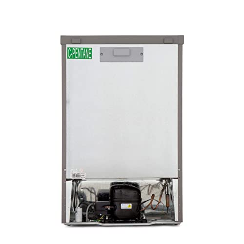 Hoover HFZE54XK 55cm Freestanding Undercounter Freezer - Silver