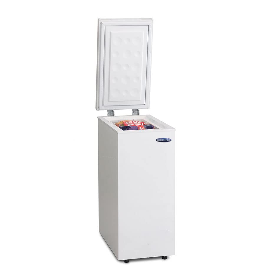 IceKing CF61WE | 51L Freestanding Chest Freezer | White Slimline Chest Freezer – 2 Year Warranty