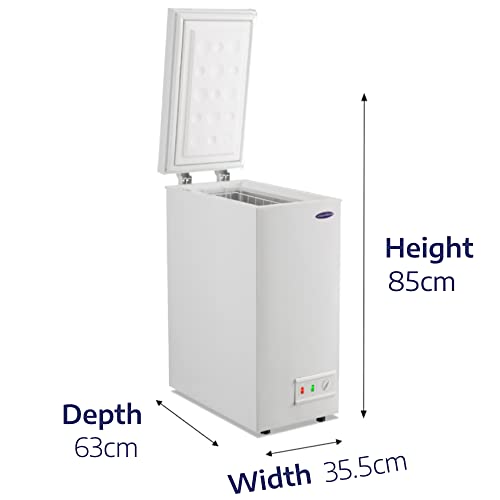 IceKing CF61WE | 51L Freestanding Chest Freezer | White Slimline Chest Freezer – 2 Year Warranty