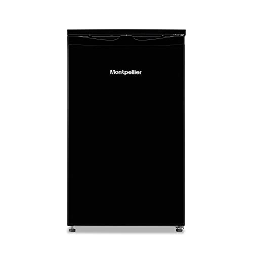 Montpellier MZF48BK | Freestanding Undercounter Freezer in Black - 48cm Wide. 64L Capacity, 2 Year Warranty (Black)