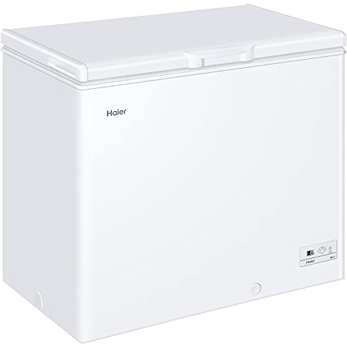 Haier HCE203F Freestanding Chest Freezer, 198L Capacity, A+ (F) Energy Rated With Counter Balance Lid - White
