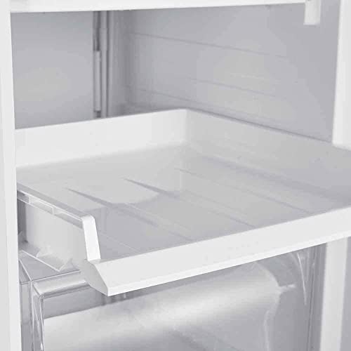 Cookology CTFZ163IX 163L Tall Freestanding Upright Freezer, 143cm High, 55cm Wide in Inox